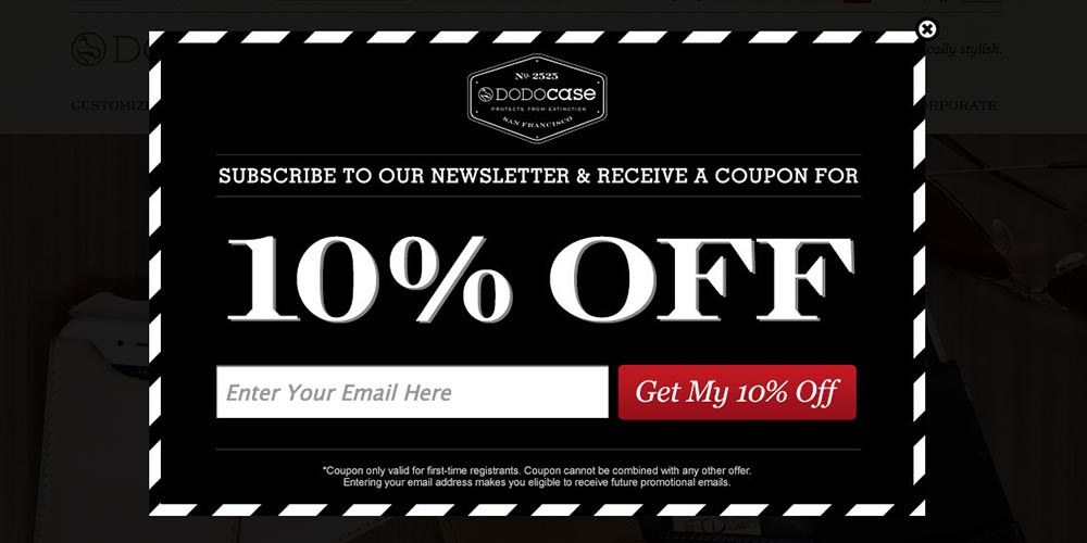 Sign Up To Newsletters For Coupons