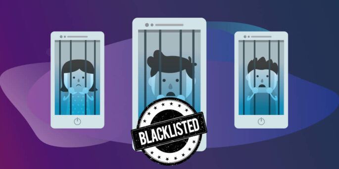 What is a blacklisted phone