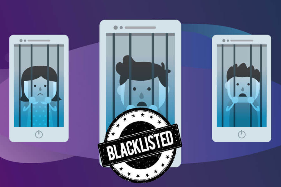 What is a blacklisted phone