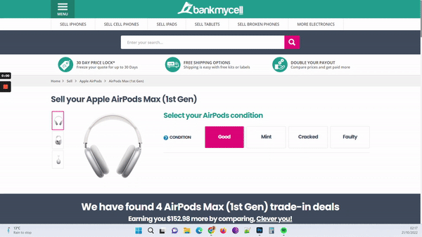 Sell your AirPods for cash