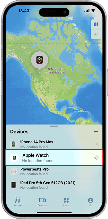 Find My on iPhone, iPad, Mac, apple watch and airpods all together