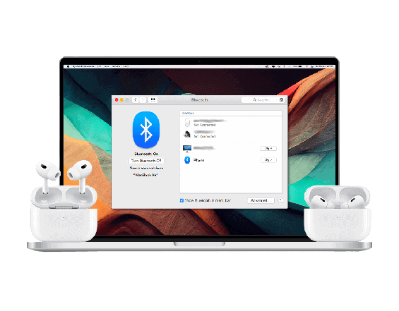 how to connect airpods to mac by bluetooth