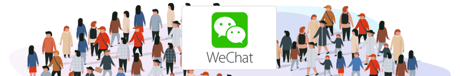Number of WeChat users header