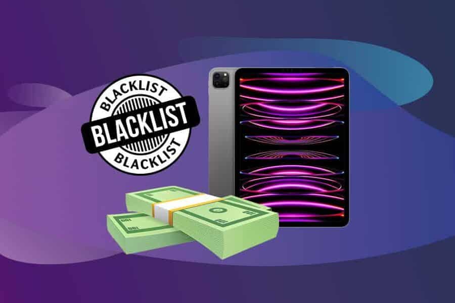 Sell blacklisted iPad with bad ESN feature