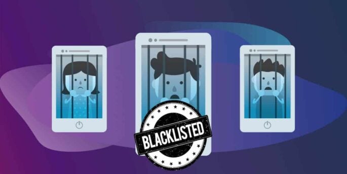 What does blacklisted iPad mean