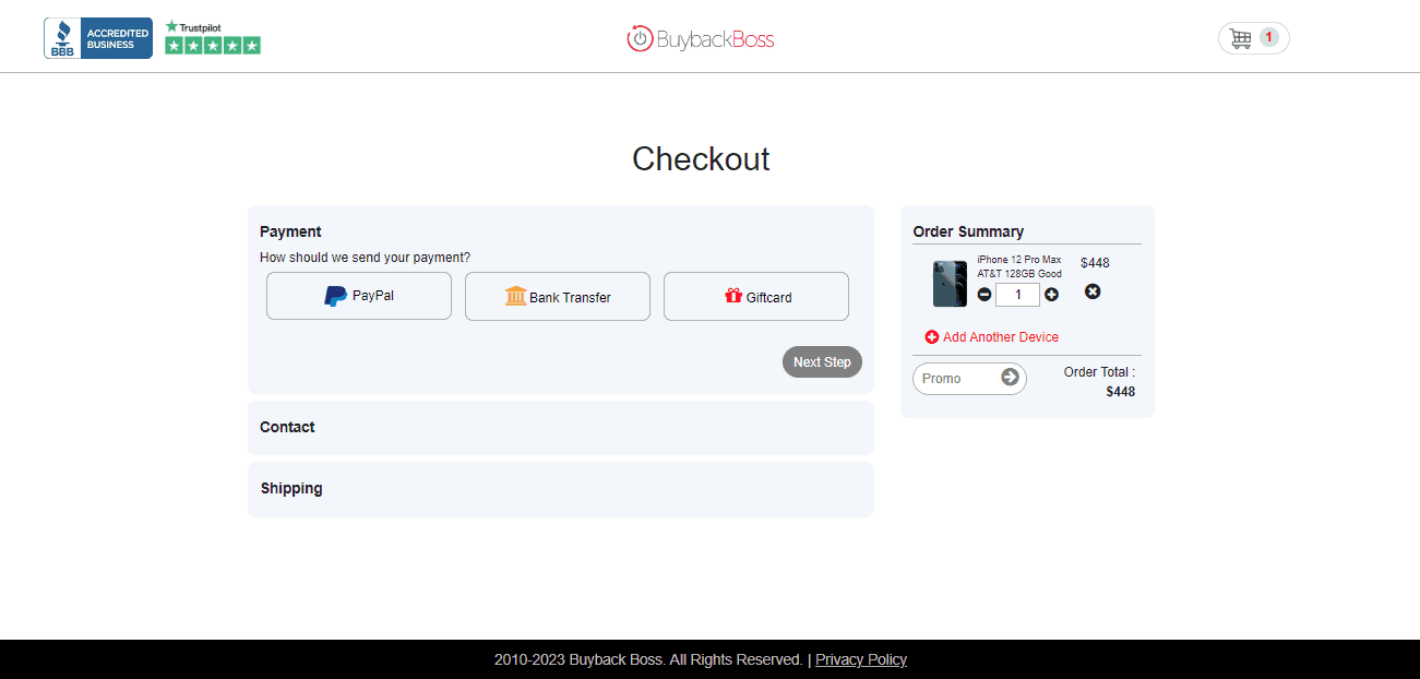 buyback boss review checkout