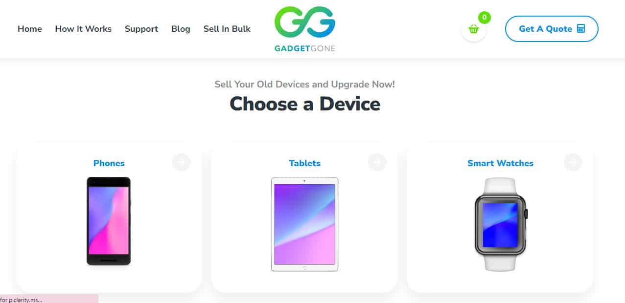 gadgetgone review choose device