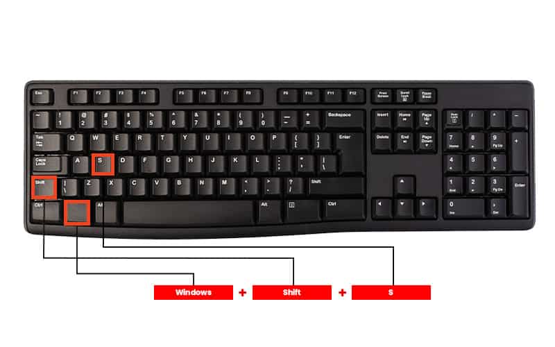print screen using windows shift s print screen using windows shift s