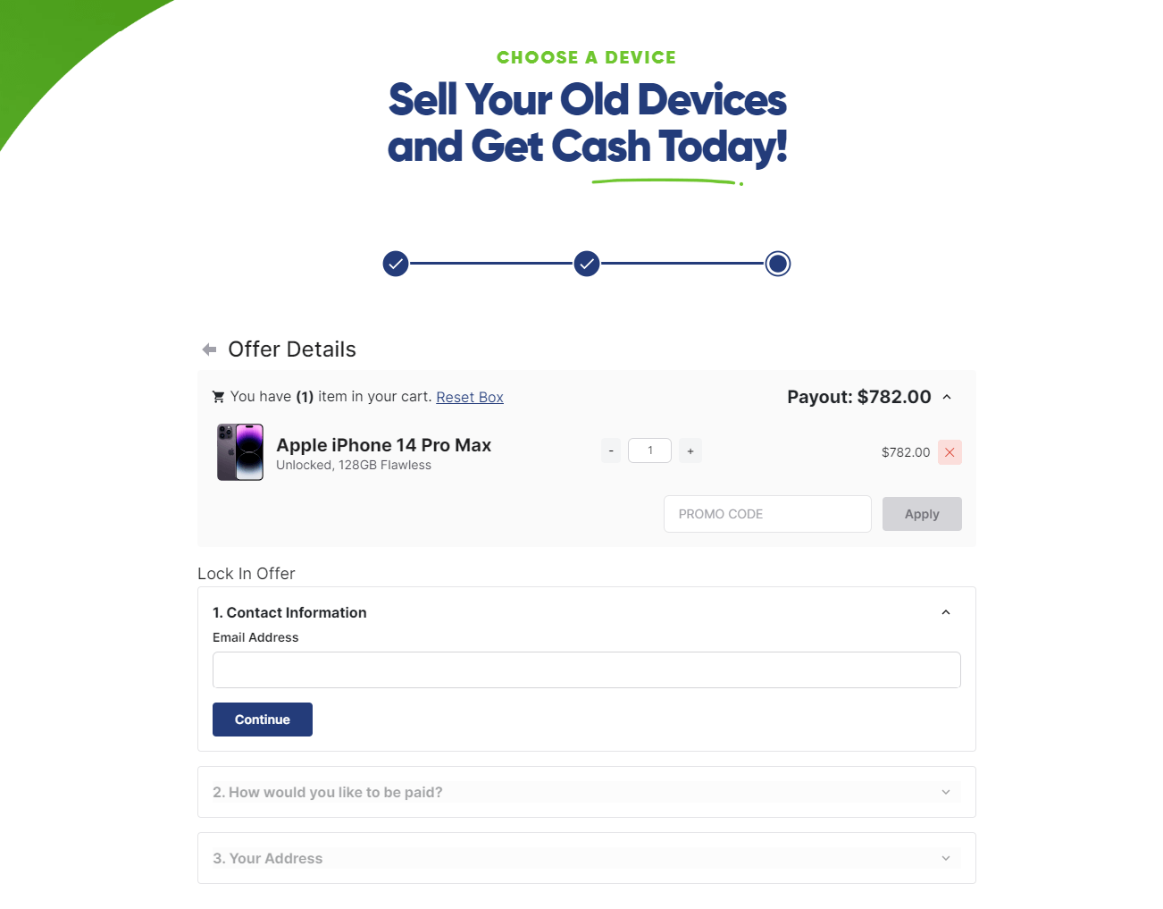 Sell Old Phone at Quick Cash Step 3
