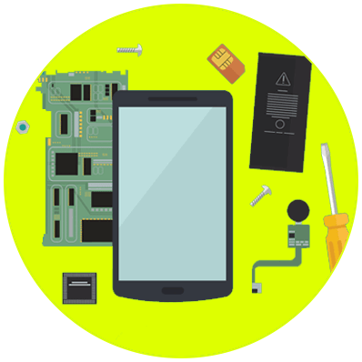 Icon image of recycling phones