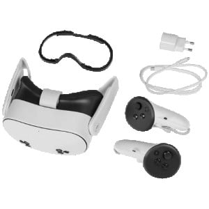 Meta Quest 3S VR Headset back image