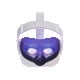Meta quest 2 vr headset back image