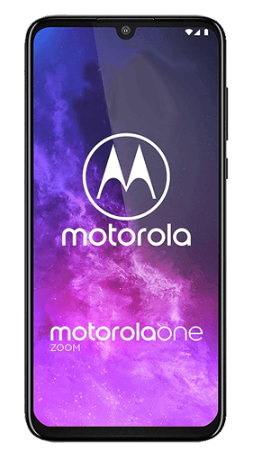 Motorola One Zoom Front View