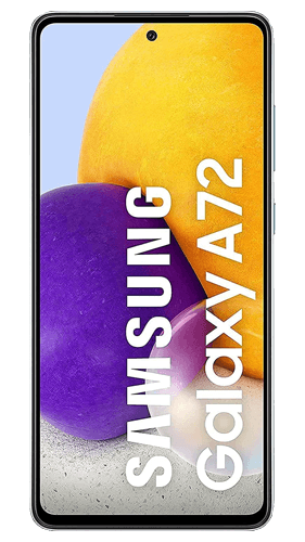 Samsung Galaxy A72 Front View
