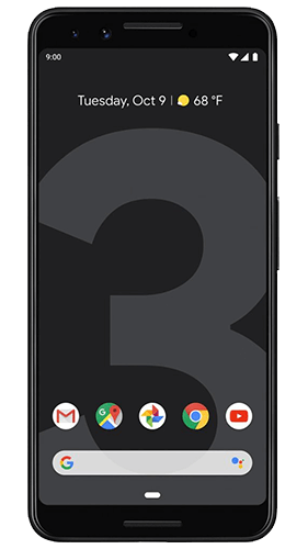 Google Pixel 3 Front View