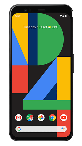 Google Pixel 4 Front View