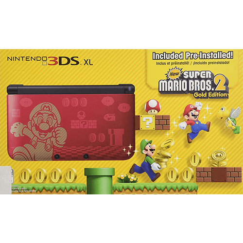 Nintendo 3DS XL - Mario Edition Back View