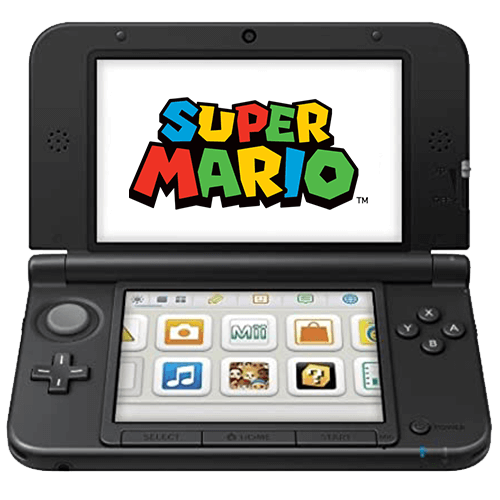 Nintendo 3DS XL - Mario Edition Front View