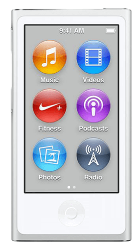 iPod Nano 7 - (7th Gen) Front View
