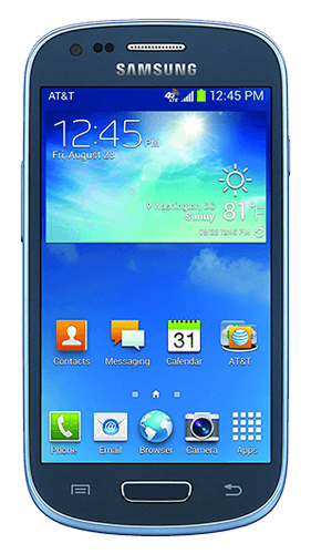 Samsung Galaxy S3 mini Front View