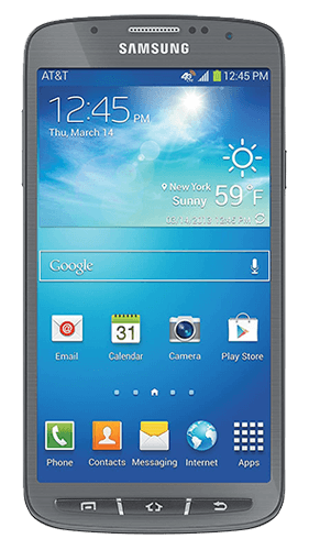Samsung Galaxy S4 Active Front View